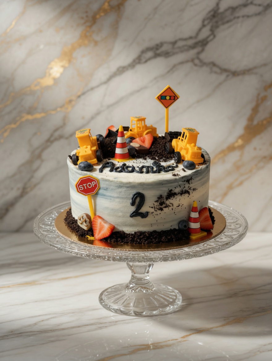 Torta s motívom bagra